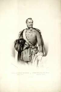 Lithograph of Stefan Šupljikac by Anastas Jovanović